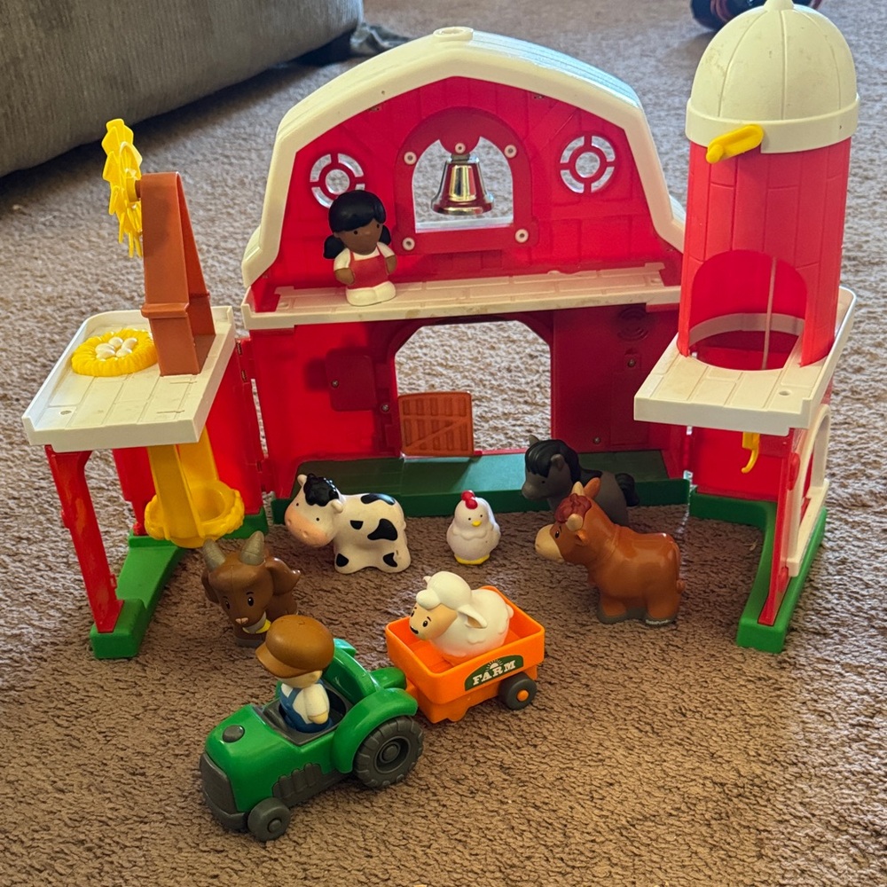 Farm Playset with Tractor and Animals
